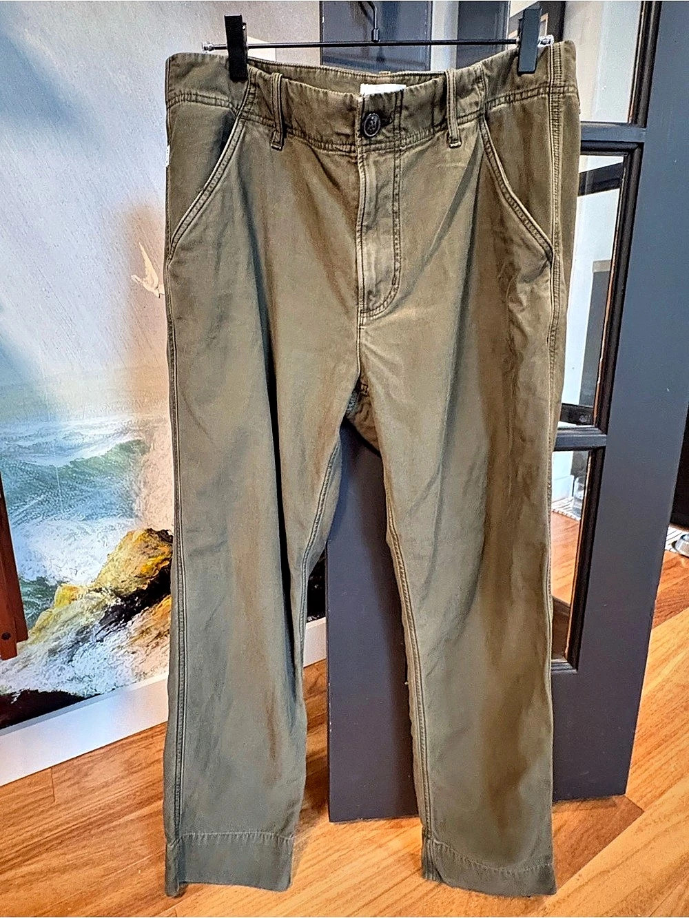 Citizens of Humanity Carter Utility Pants Vintage Costes Olive Size 31